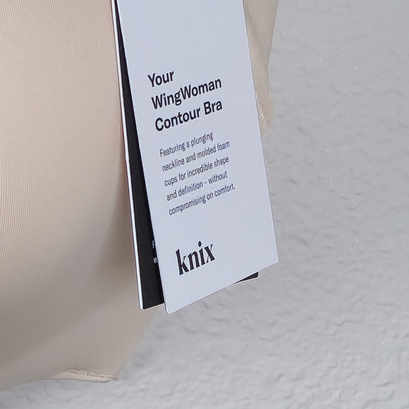 Knix Seamless Comfort Bra Beige Size 7 Wireless Full Coverage Smooth Feel 34/36 - Picture 11 of 13